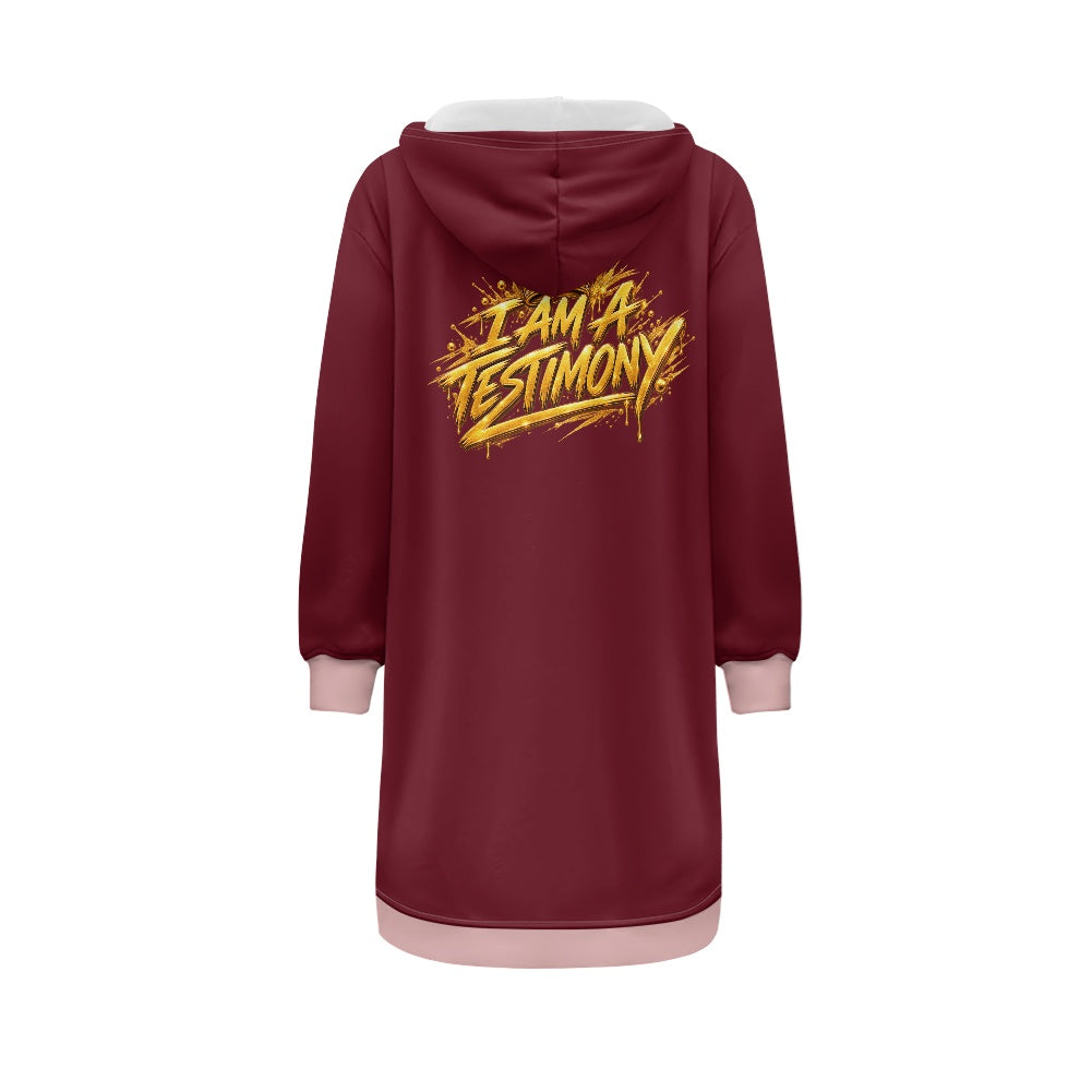 THE KINGDOM PRESENCE™ Women’s Longline Hooded Zip Coat