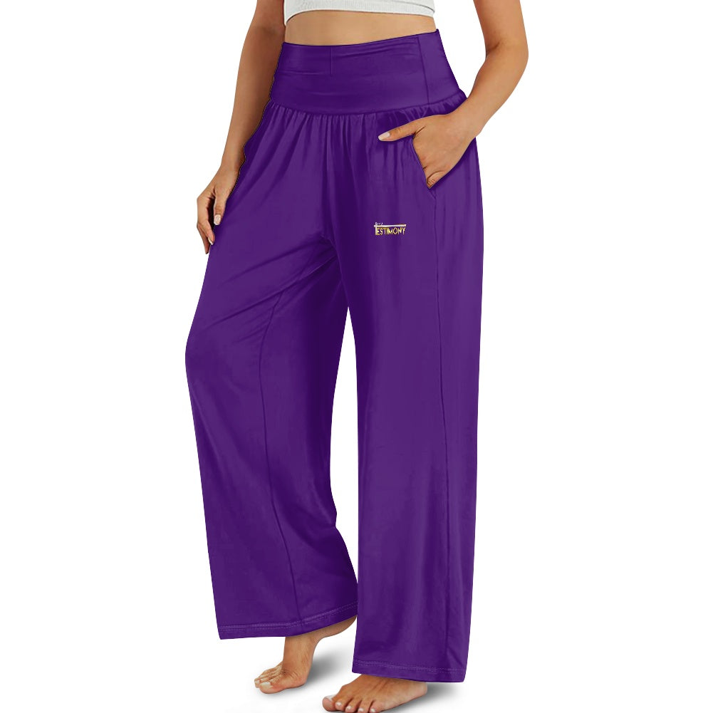 FAITHFUL FLARE PANTS - PURPLE