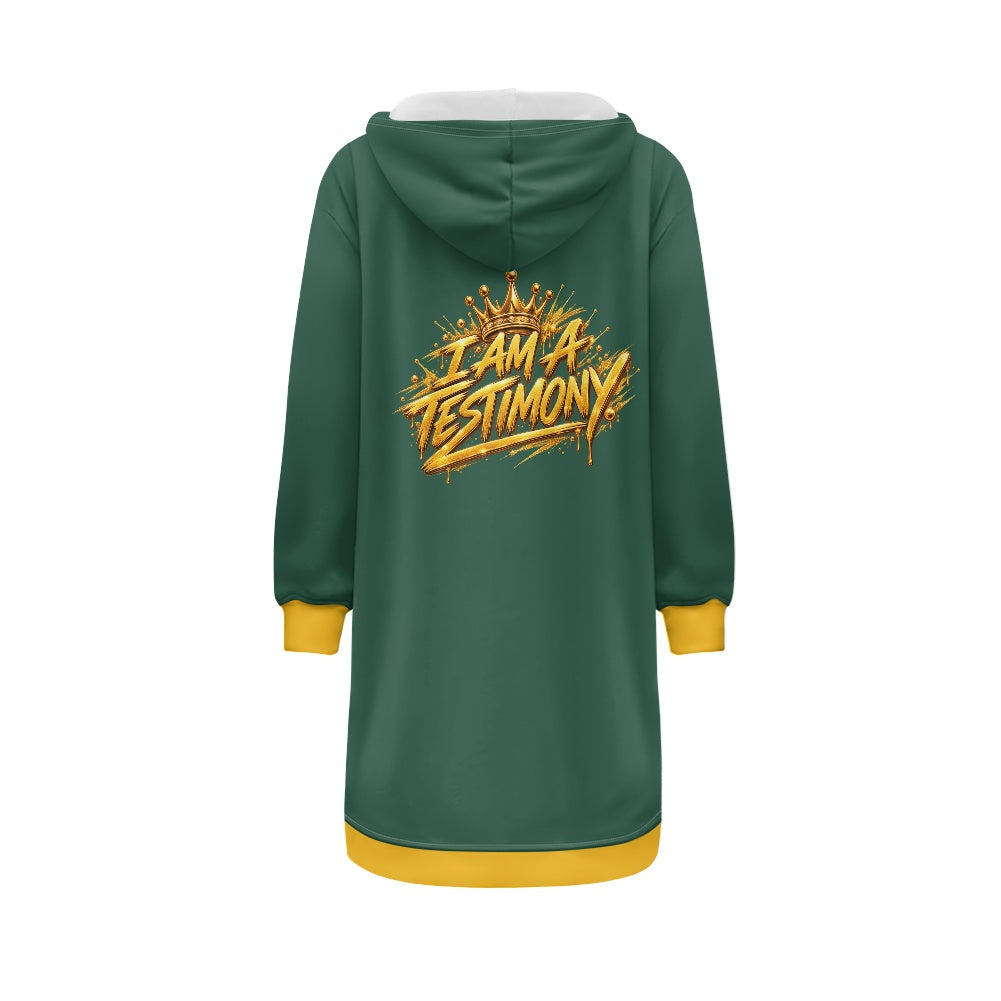 THE KINGDOM PRESENCE™ Women’s Longline Hooded Zip Coat