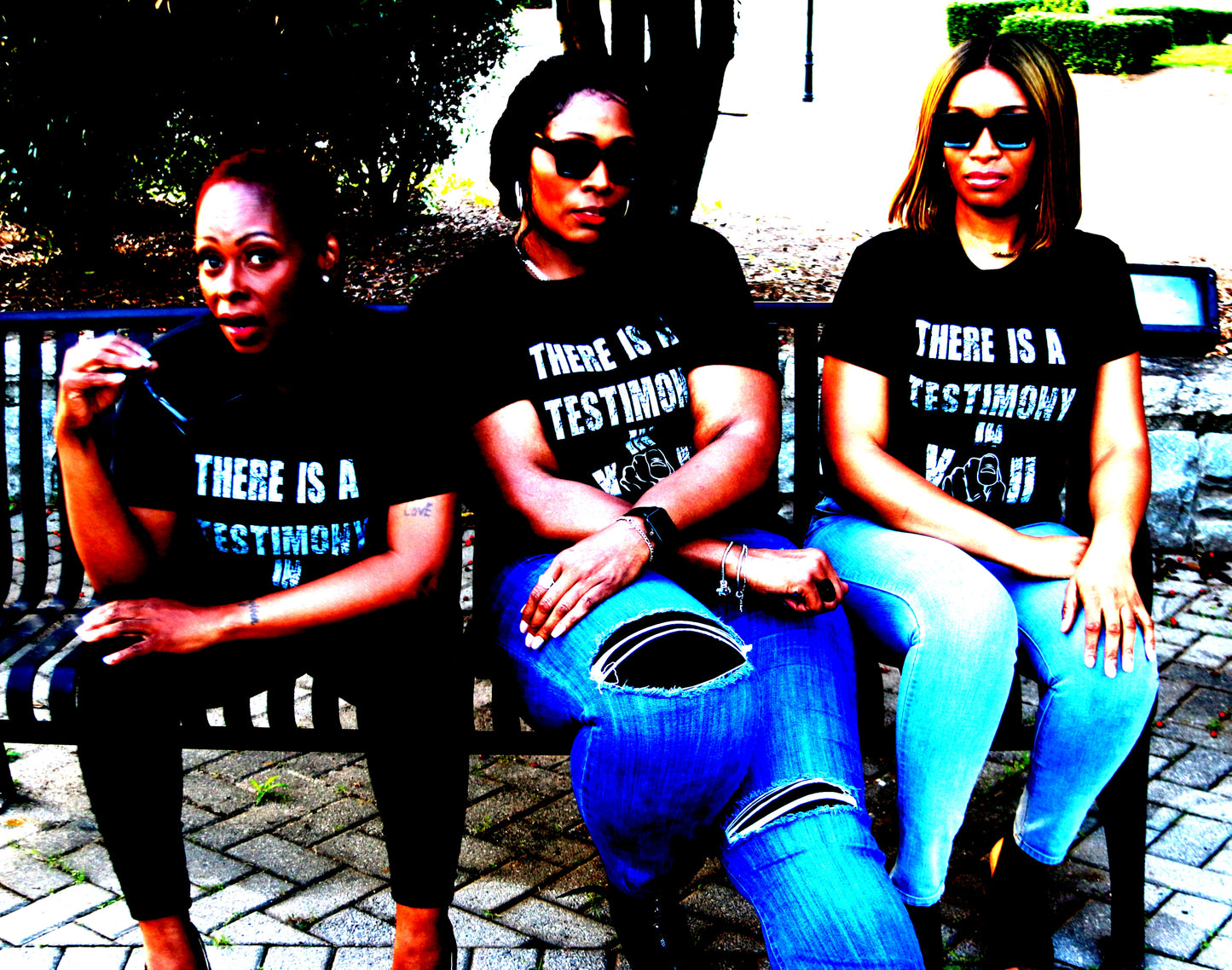 A TESTIMONY IN YOU TEE - BLACK