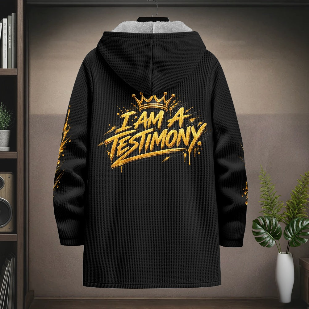 THE KINGDOM AUTHORITY™ Men’s Signature Hooded Long Jacket