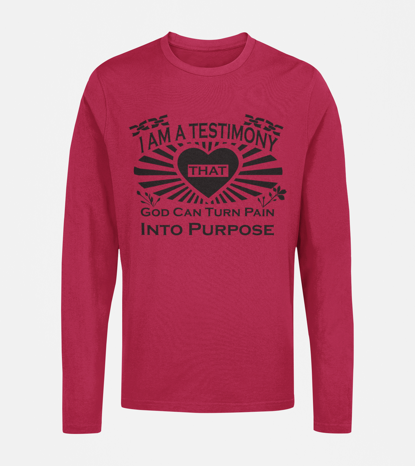 PAIN INTO PURPOSE LS TEE- R/W