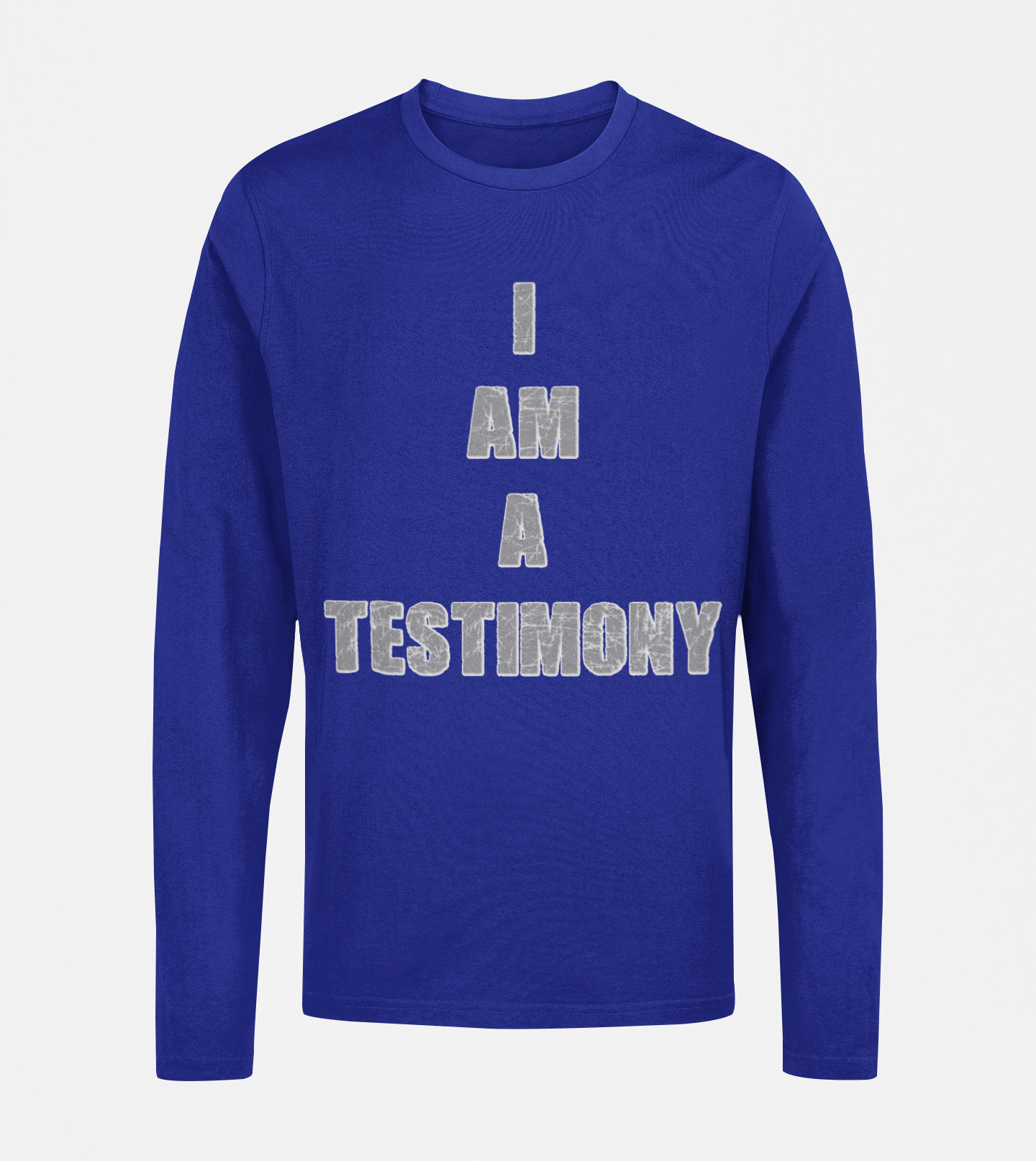 I AMA TESTIMONY LS TEE -NAVY