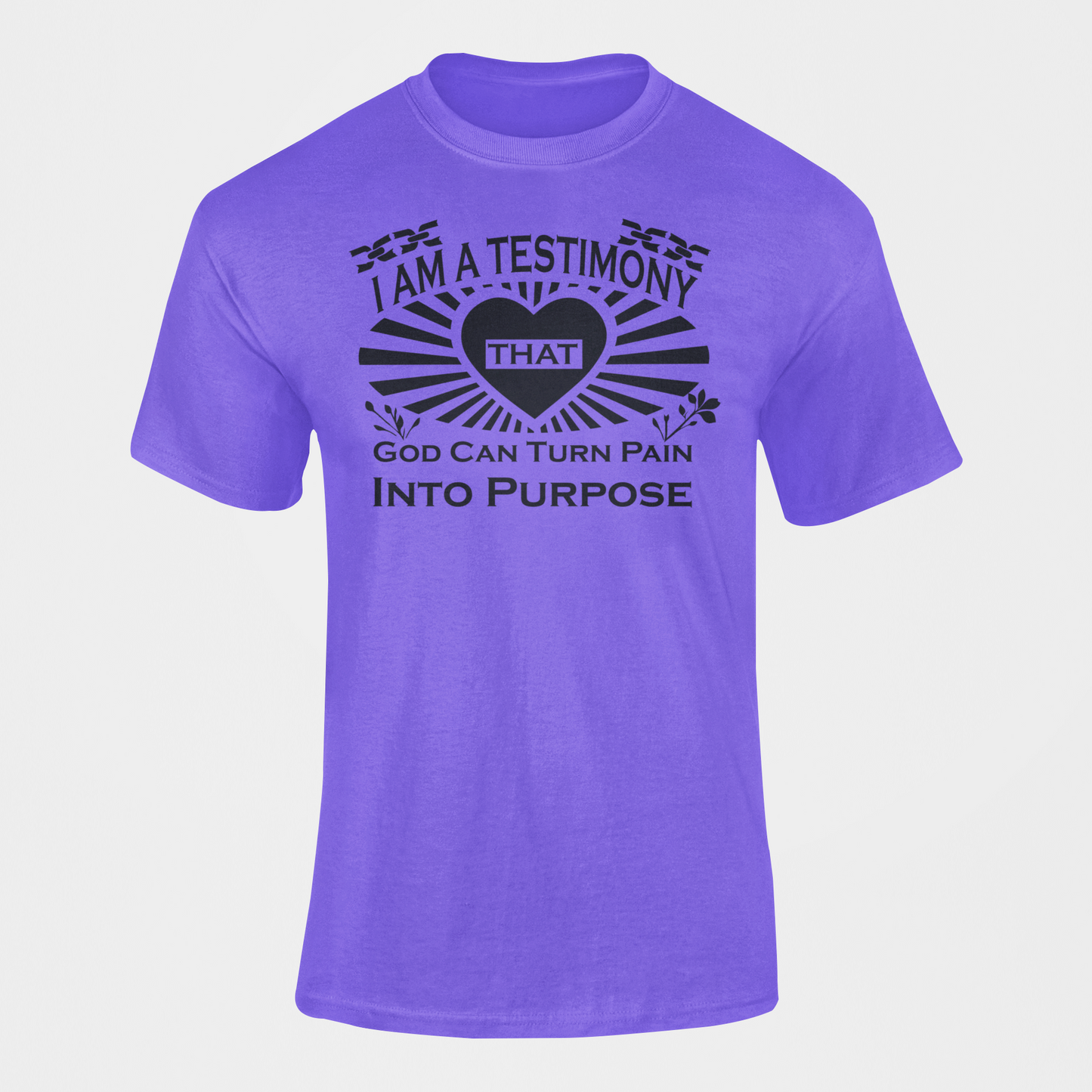 PAIN INTO PURPOSE TEE - PURPLE