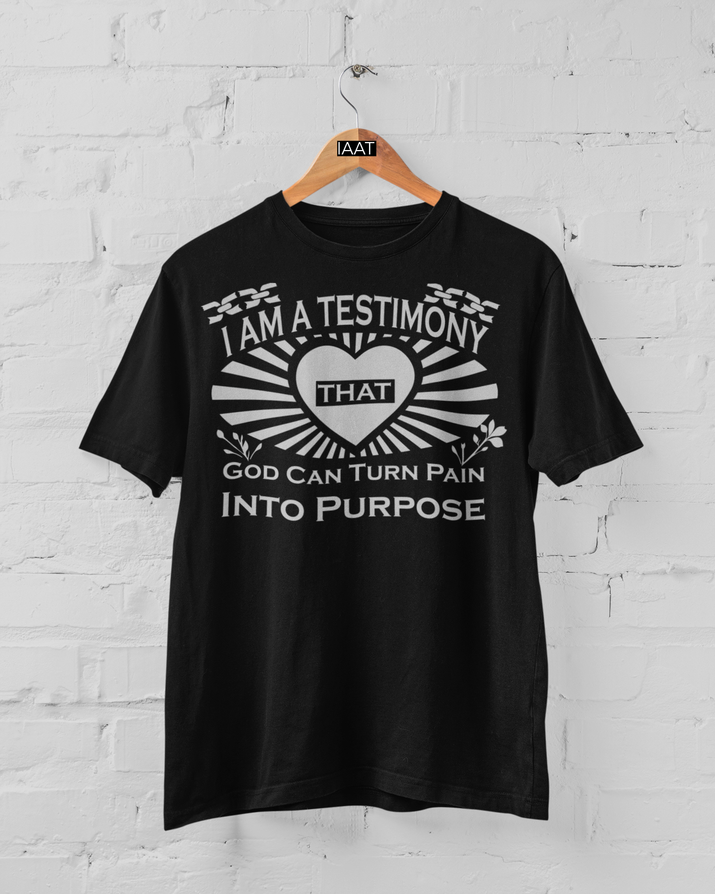 PAIN INTO PURPOSE TEE - BLACK