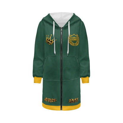 THE KINGDOM PRESENCE™ Women’s Longline Hooded Zip Coat
