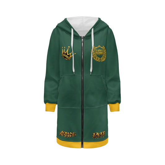 THE KINGDOM PRESENCE™ Women’s Longline Hooded Zip Coat