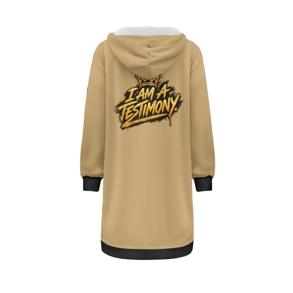 THE KINGDOM PRESENCE™ Women’s Longline Hooded Zip Coat