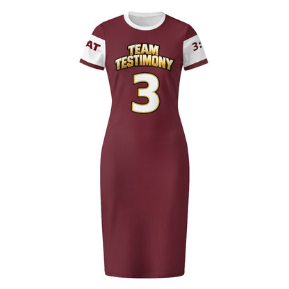 THE TESTIMONY FIT™ Women’s TEAM TESTIMONY™ Fitted Jersey Dress
