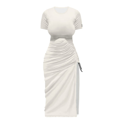 THE SIGNATURE™ Women’s Ruched Drawstring Midi Dress