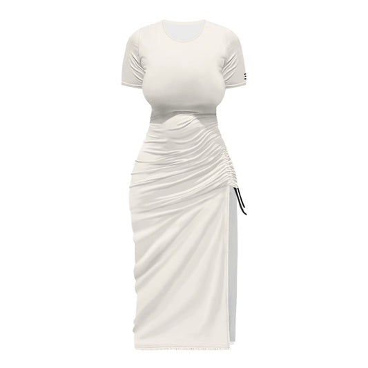THE SIGNATURE™ Women’s Ruched Drawstring Midi Dress