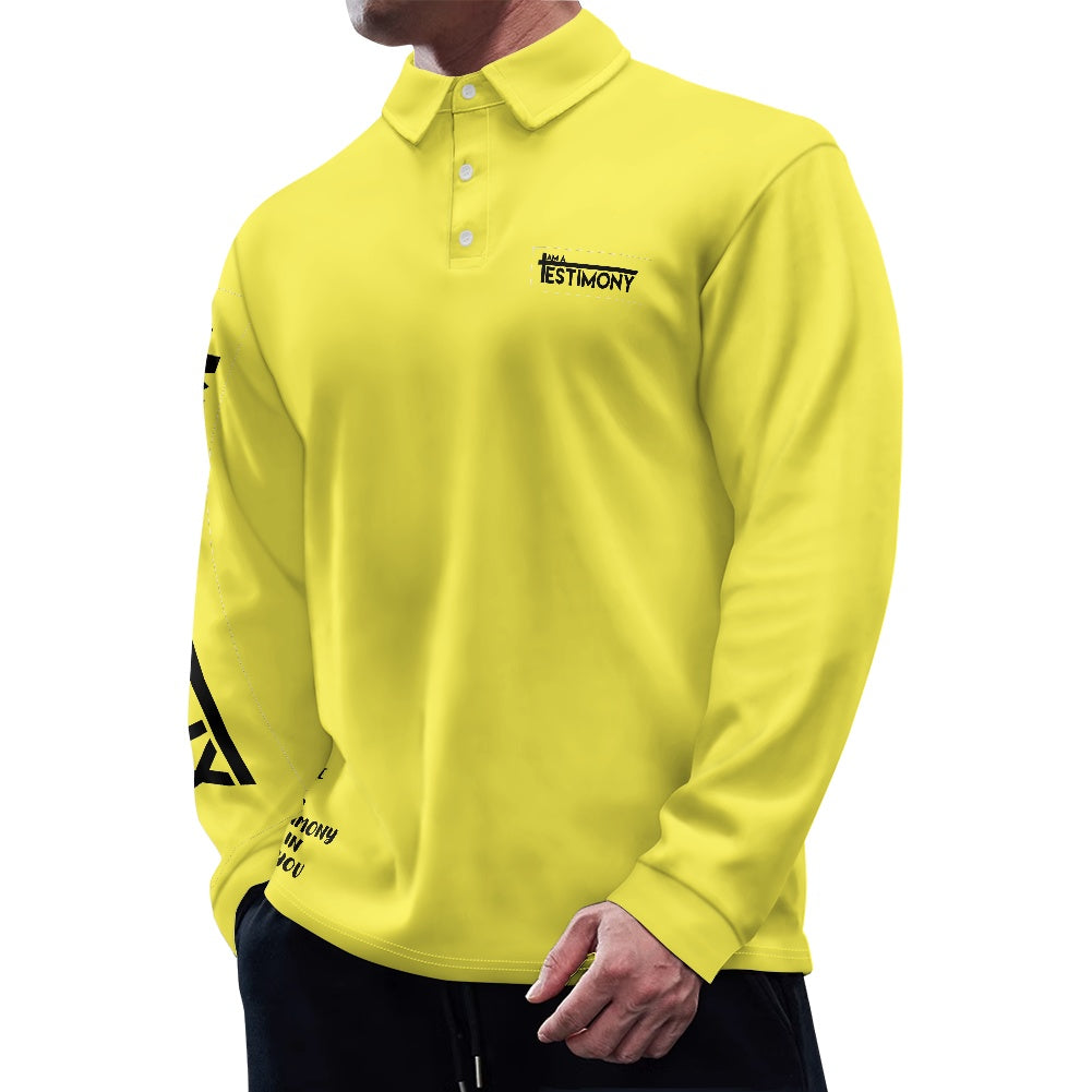 JUSTIFIED TESTIMONY  POLO SHIRT - LS