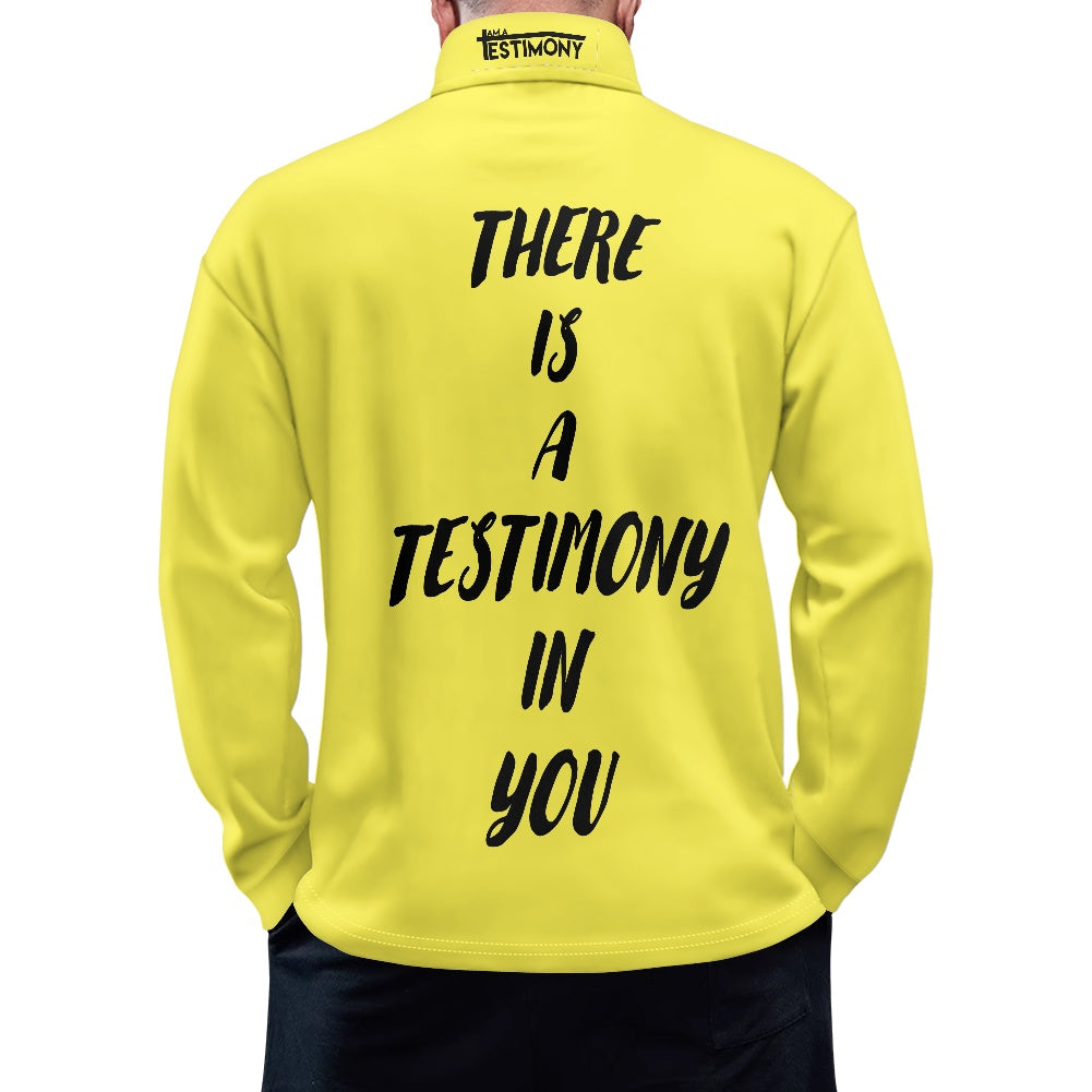 JUSTIFIED TESTIMONY  POLO SHIRT - LS