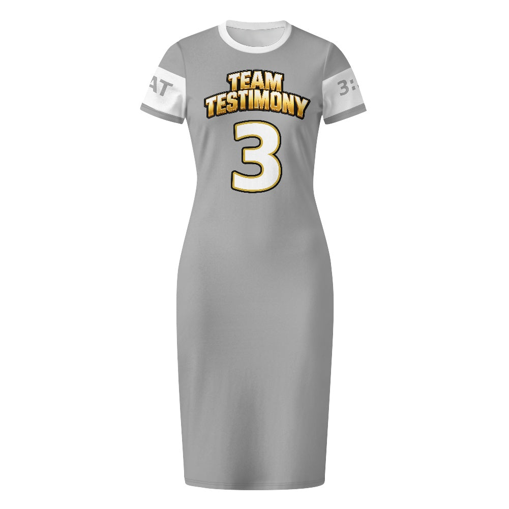 THE TESTIMONY FIT™ Women’s TEAM TESTIMONY™ Fitted Jersey Dress