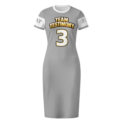 THE TESTIMONY FIT™ Women’s TEAM TESTIMONY™ Fitted Jersey Dress