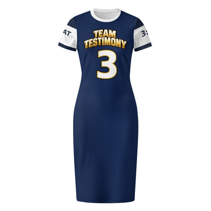 THE TESTIMONY FIT™ Women’s TEAM TESTIMONY™ Fitted Jersey Dress