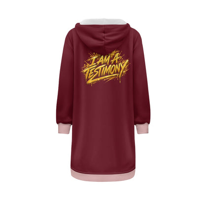 THE KINGDOM PRESENCE™ Women’s Longline Hooded Zip Coat