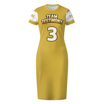 THE TESTIMONY FIT™ Women’s TEAM TESTIMONY™ Fitted Jersey Dress