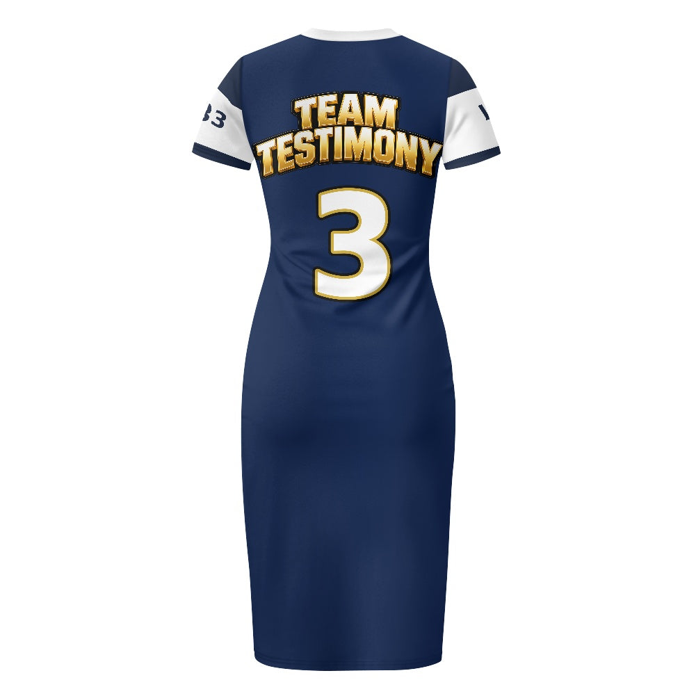 THE TESTIMONY FIT™ Women’s TEAM TESTIMONY™ Fitted Jersey Dress