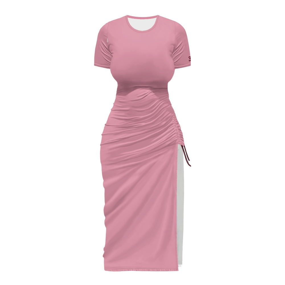 THE SIGNATURE™ Women’s Ruched Drawstring Midi Dress