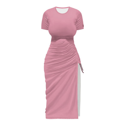 THE SIGNATURE™ Women’s Ruched Drawstring Midi Dress