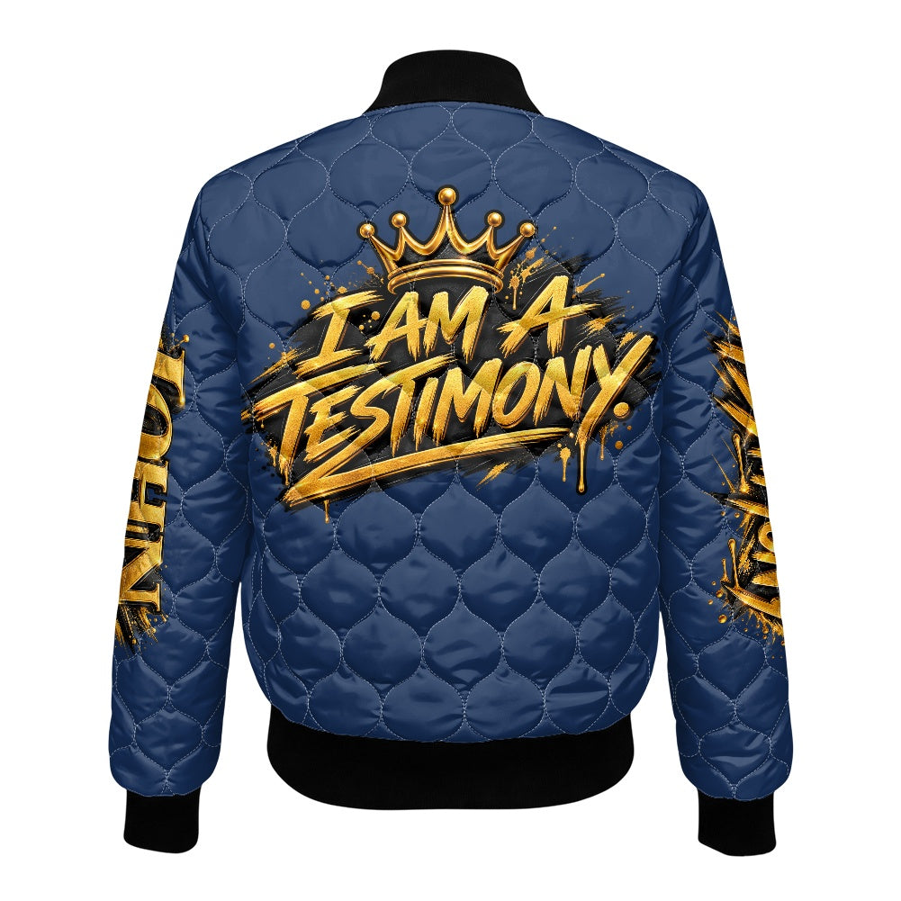 THE KINGDOM BOMBER™ Women’s Urban Lux Quilted Bomber Jacket