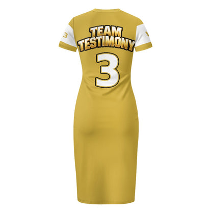 THE TESTIMONY FIT™ Women’s TEAM TESTIMONY™ Fitted Jersey Dress