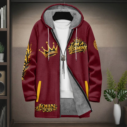 THE KINGDOM AUTHORITY™ Men’s Signature Hooded Long Jacket