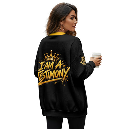THE TESTIMONY CARDIGAN™  Women’s Urban Lux Graphic Cardigan