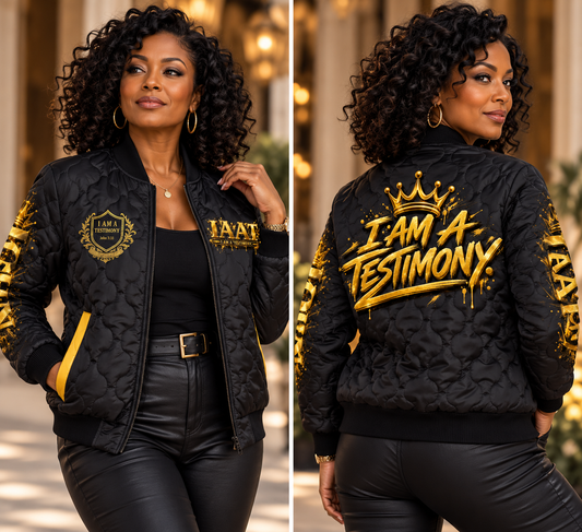 THE KINGDOM BOMBER™ Women’s Urban Lux Quilted Bomber Jacket