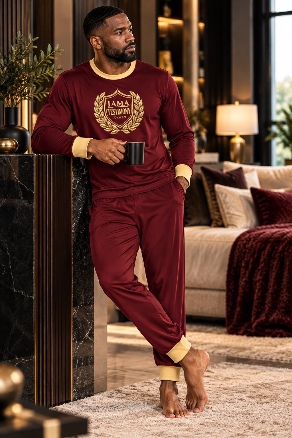 THE TESTIMONY REST™ — Men's Signature Lux Lounge Set