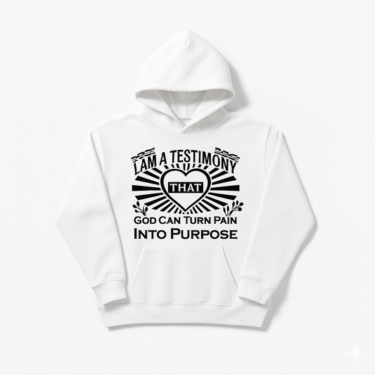 PAIN INTO PURPOSE HOODIE