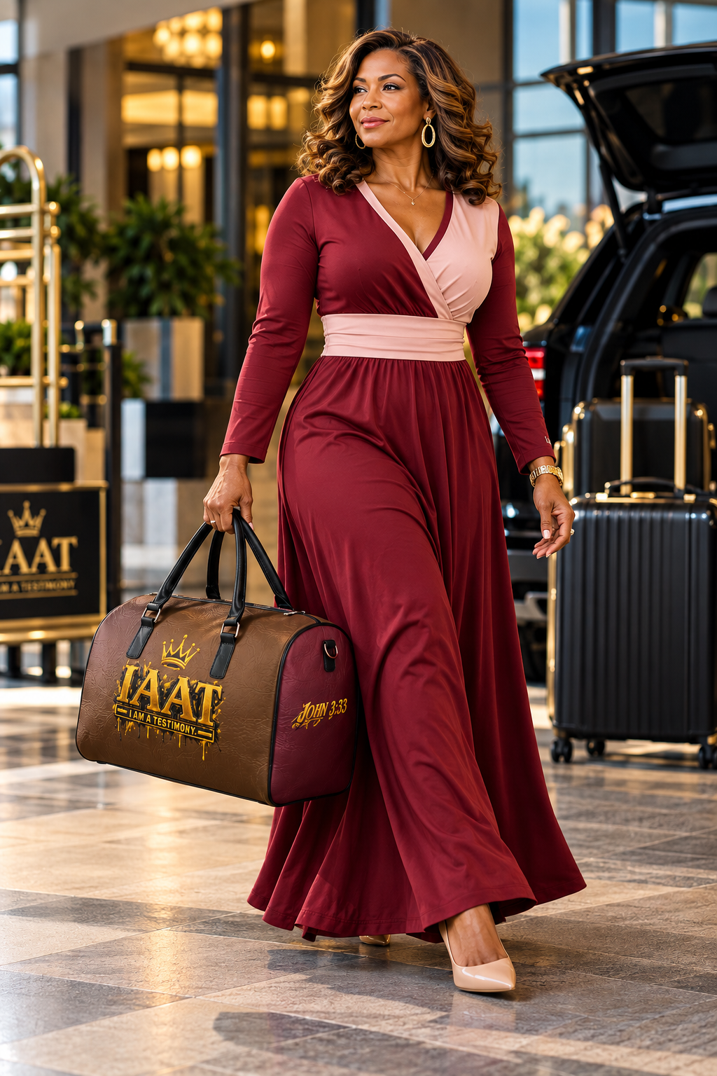 THE COVENANT WRAP™ Women's Signature Lux Wrap Maxi Dress