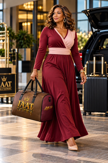 THE COVENANT WRAP™ Women's Signature Lux Wrap Maxi Dress