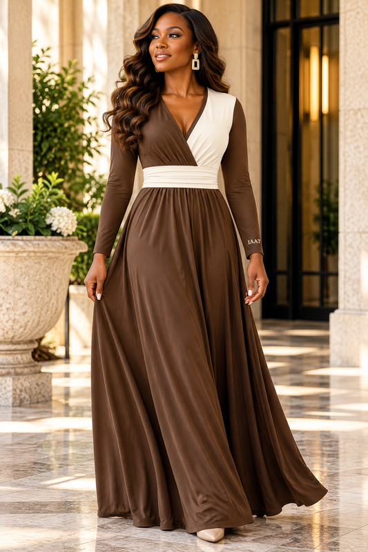 THE COVENANT WRAP™ Women's Signature Lux Wrap Maxi Dress