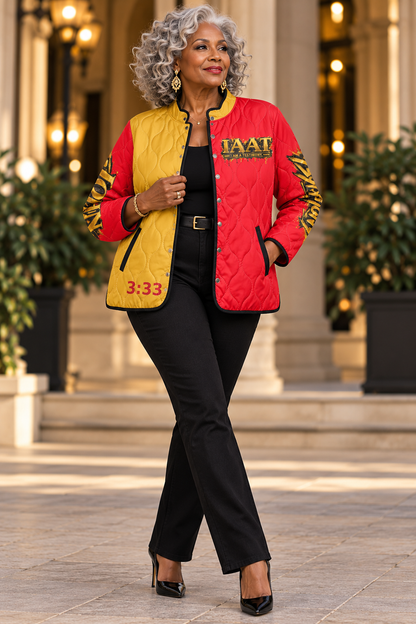 THE KINGDOM ARMOR™  Women's Luxury Quilted Statement Jacket