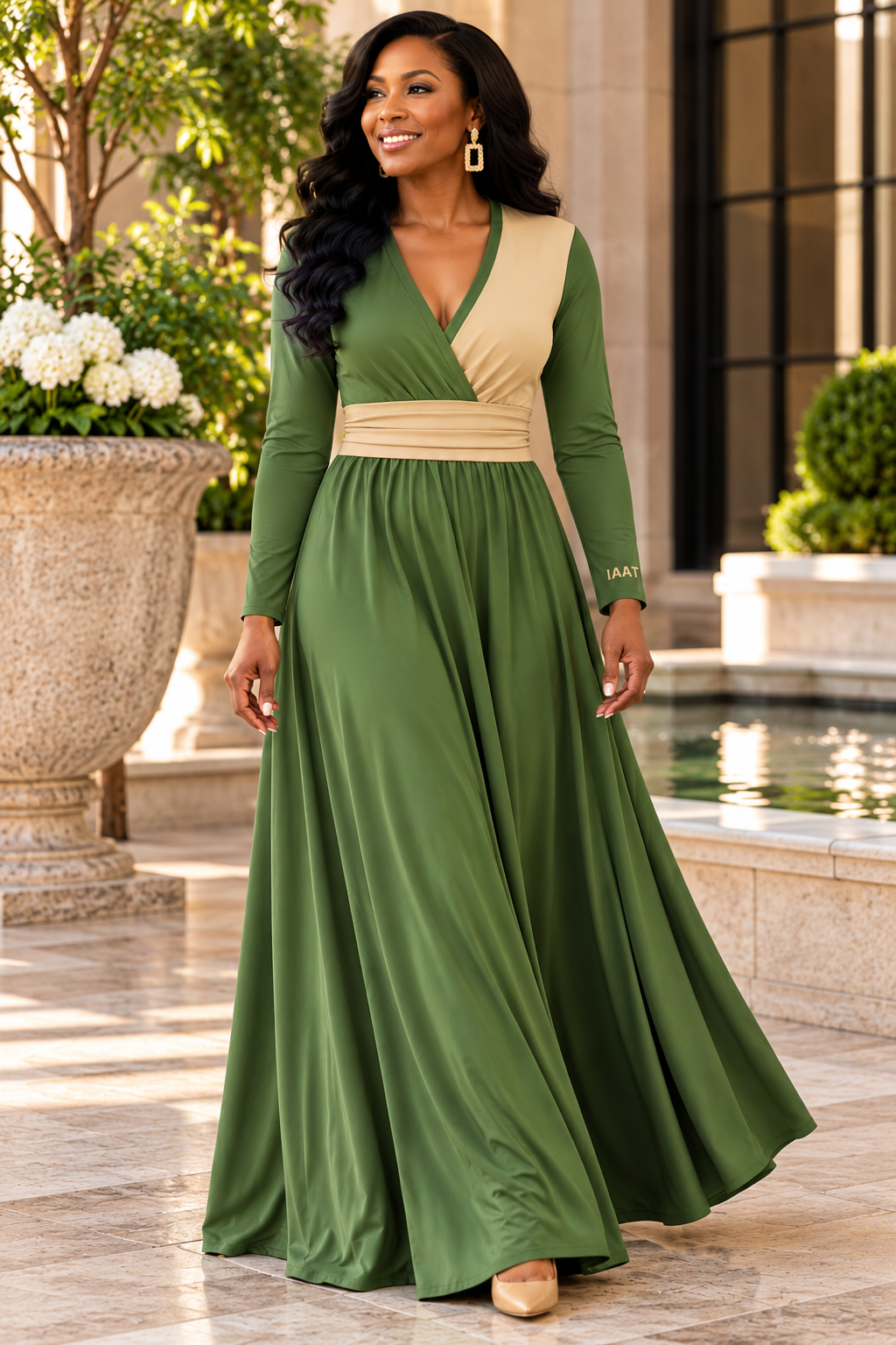 THE COVENANT WRAP™ Women's Signature Lux Wrap Maxi Dress