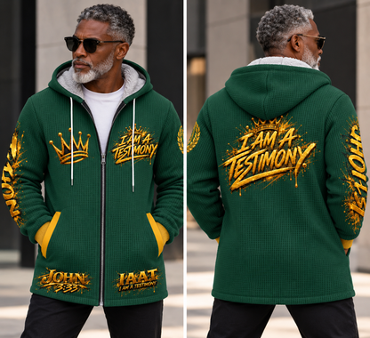 THE KINGDOM AUTHORITY™ Men’s Signature Hooded Long Jacket
