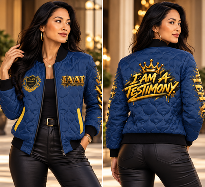 THE KINGDOM BOMBER™ Women’s Urban Lux Quilted Bomber Jacket
