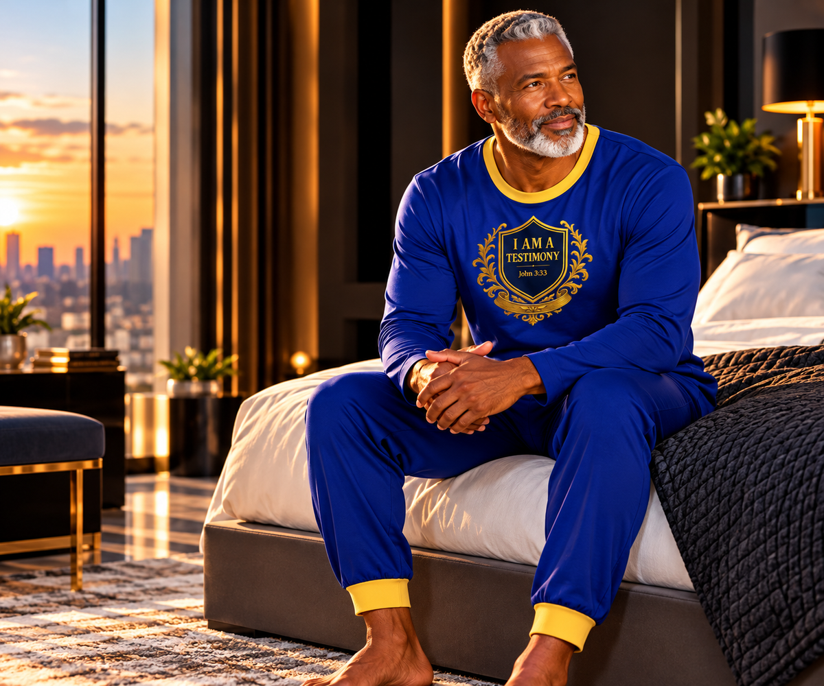 THE TESTIMONY REST™ — Men's Signature Lux Lounge Set