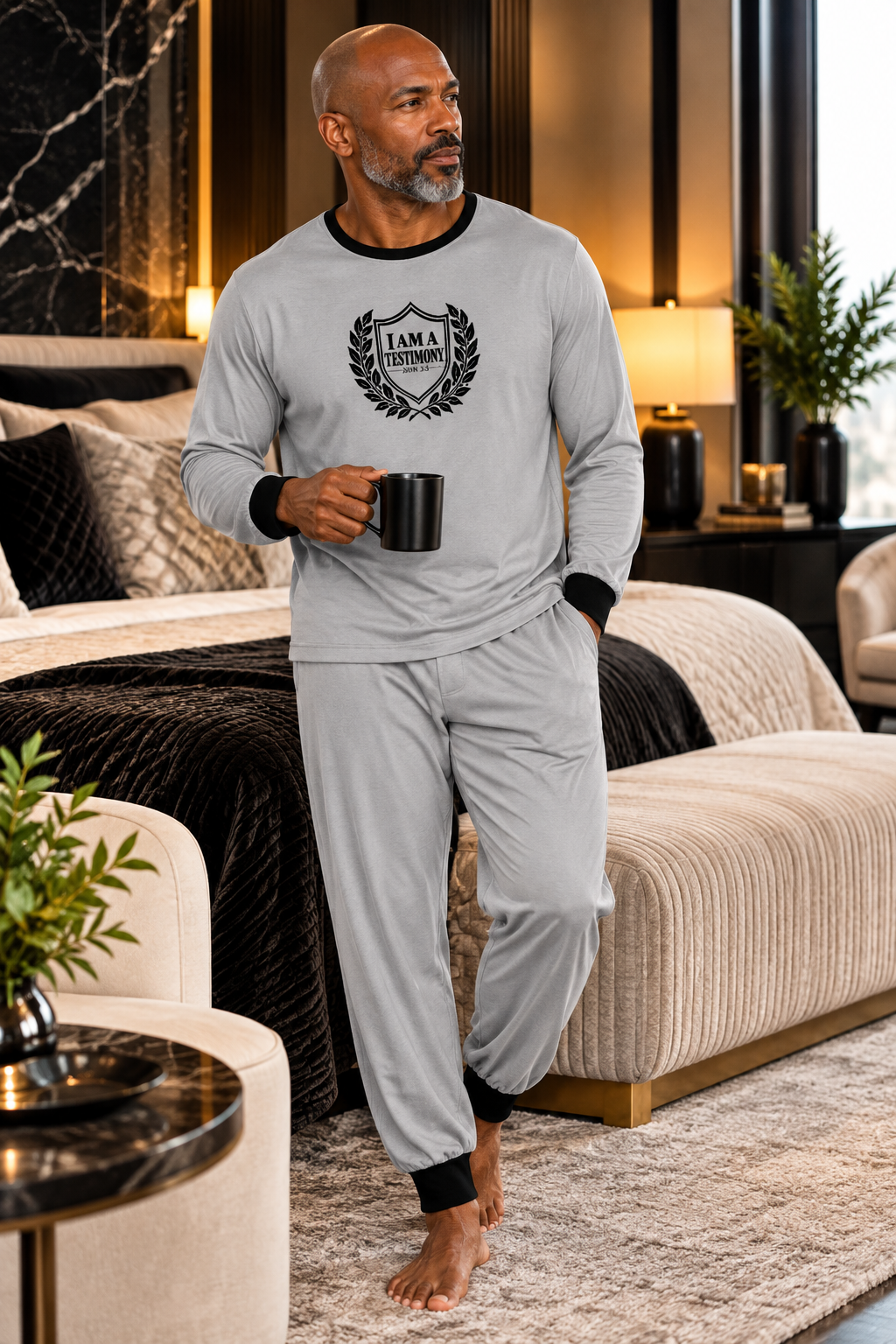 THE TESTIMONY REST™ — Men's Signature Lux Lounge Set