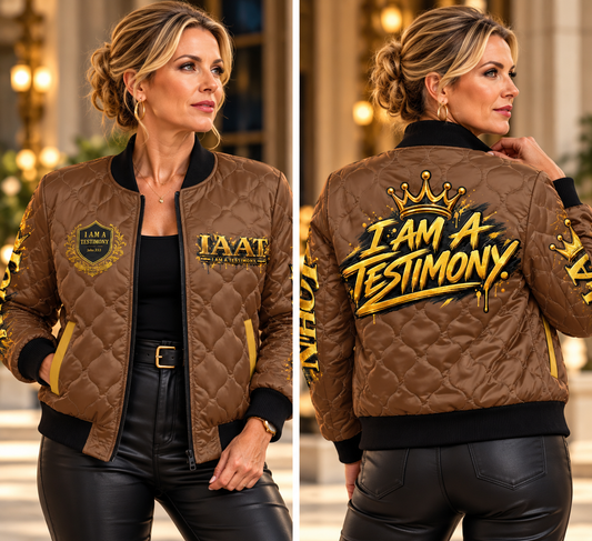 THE KINGDOM BOMBER™ Women’s Urban Lux Quilted Bomber Jacket