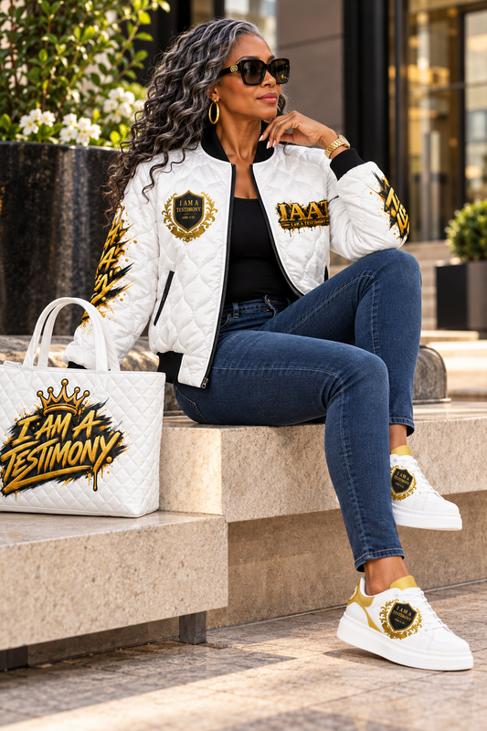 THE KINGDOM BOMBER™ Women’s Urban Lux Quilted Bomber Jacket