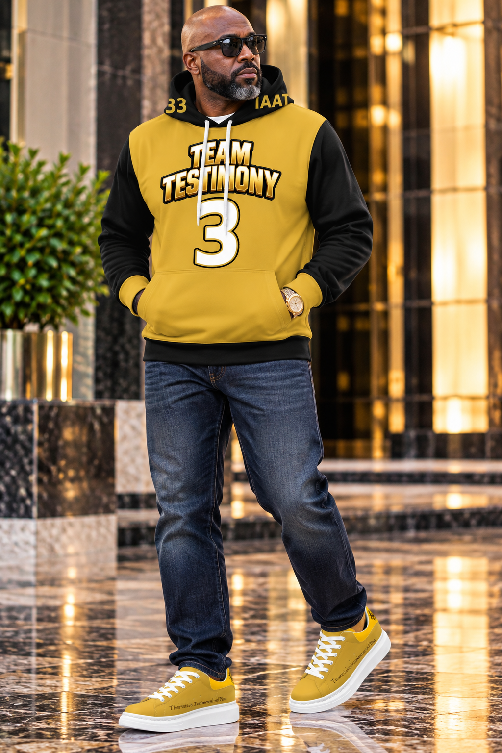 THE TESTIMONY LS™ — SPECIAL EDITION Men’s LS Sleeve Hooded Jersey