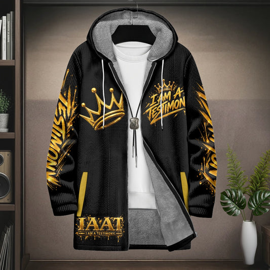 THE KINGDOM AUTHORITY™ Men’s Signature Hooded Long Jacket