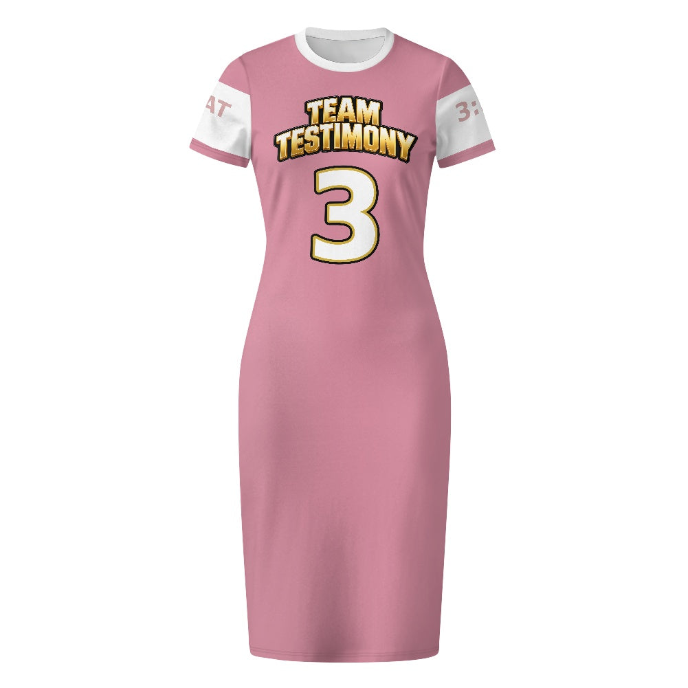 THE TESTIMONY FIT™ Women’s TEAM TESTIMONY™ Fitted Jersey Dress