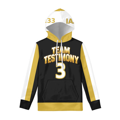 THE TESTIMONY LS™ — SIGNATURE Men’s Long-Sleeve Hooded Jersey