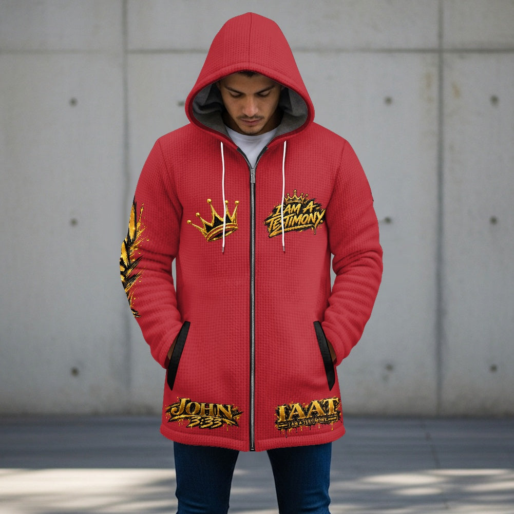 THE KINGDOM AUTHORITY™ Men’s Signature Hooded Long Jacket