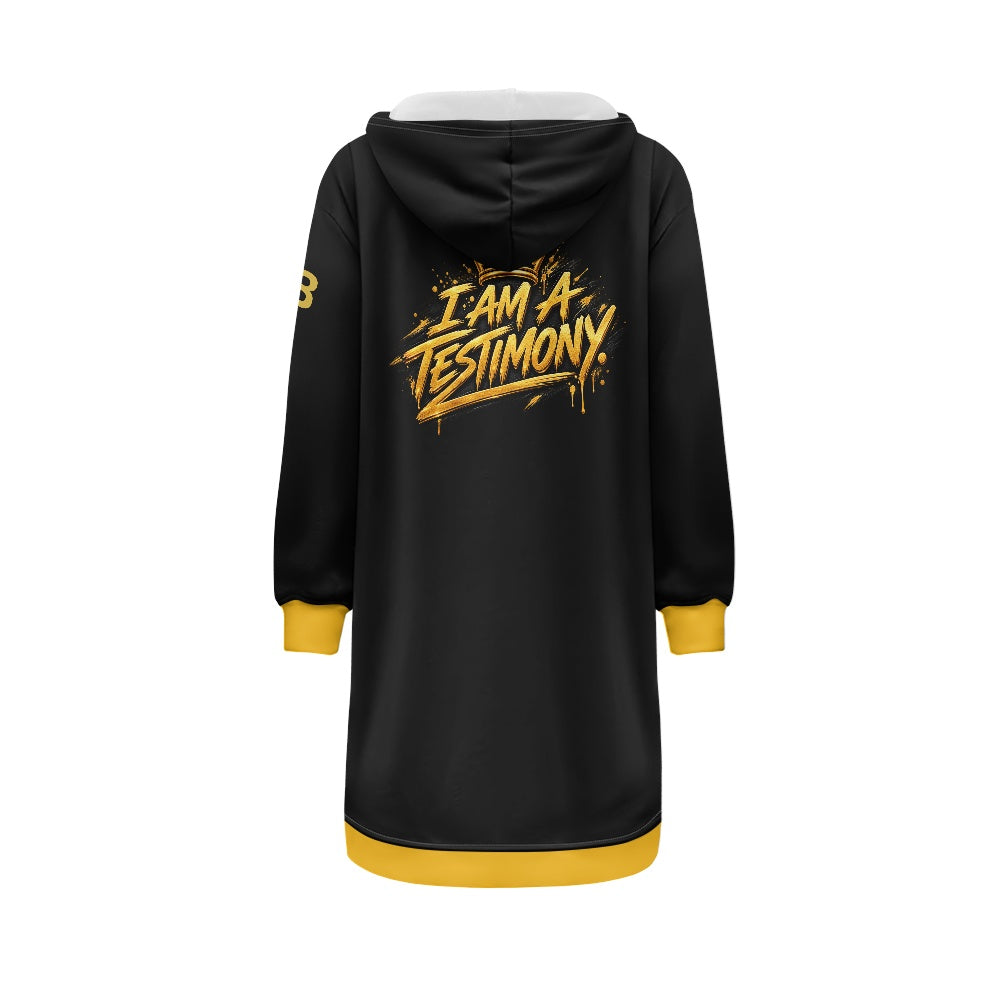 THE KINGDOM PRESENCE™ Women’s Longline Hooded Zip Coat