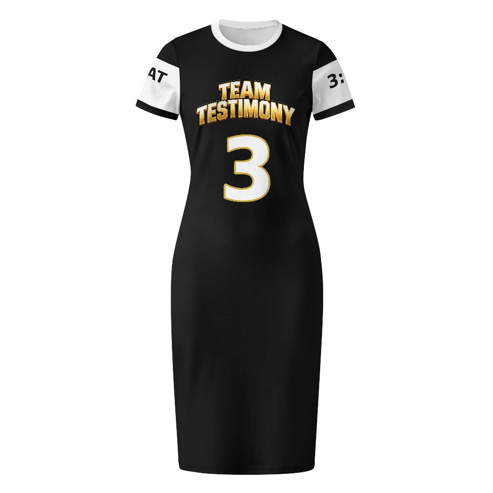 THE TESTIMONY FIT™ Women’s TEAM TESTIMONY™ Fitted Jersey Dress